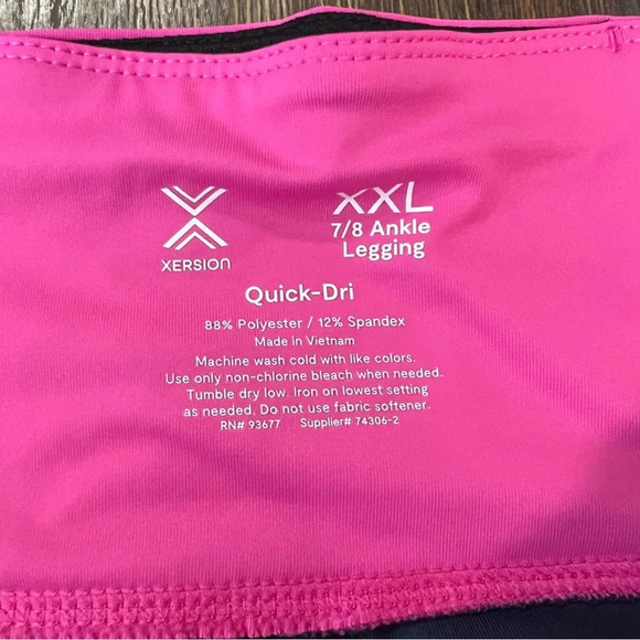 XERSION 7/8 ankle leggings SZ XXL - Picture 5 of 5
